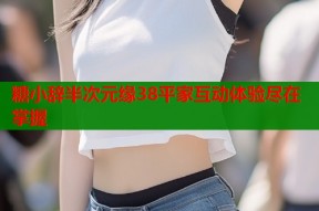 糖小辞半次元缘38平家互动体验尽在掌握