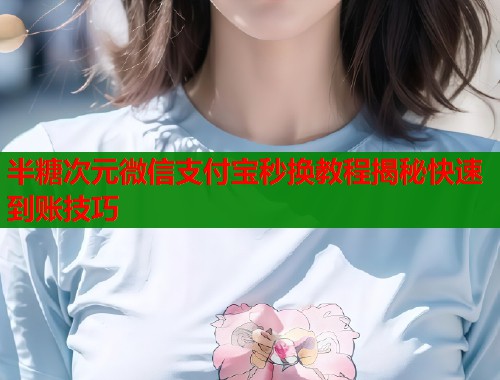 半糖次元微信支付宝秒换教程揭秘快速到账技巧 第2张 半糖次元微信支付宝秒换教程揭秘快速到账技巧 第2张